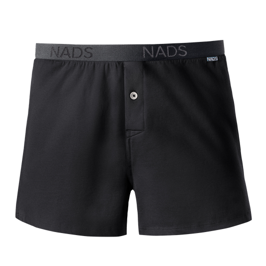 Organic Cotton Boxer Single: Black