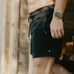 Up Close image of Black Nads Shorts