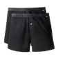Organic Cotton Boxer 2 Pack: Black