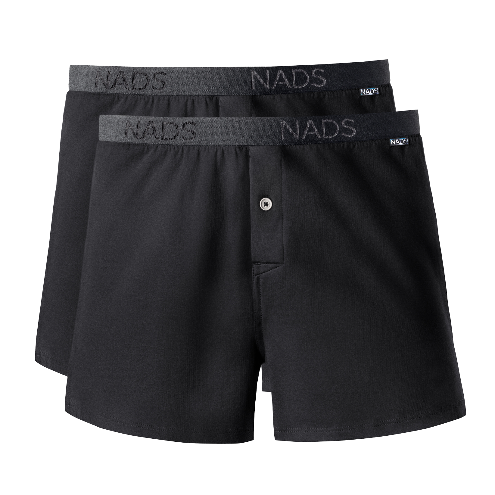 Organic Cotton Boxer 2 Pack: Black