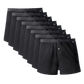Organic Cotton Boxer 8 Pack: Black