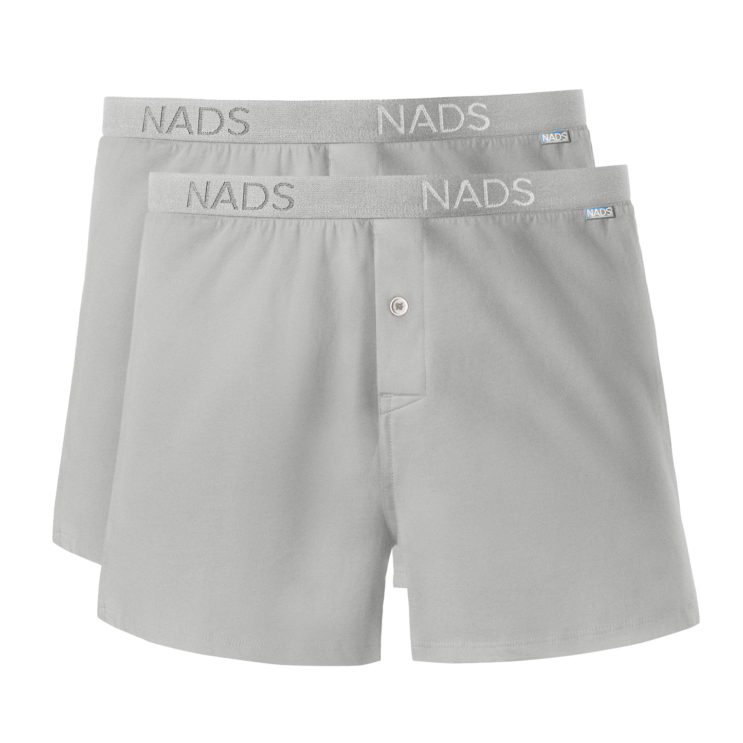 Organic Cotton Boxer 2 Pack: Gray