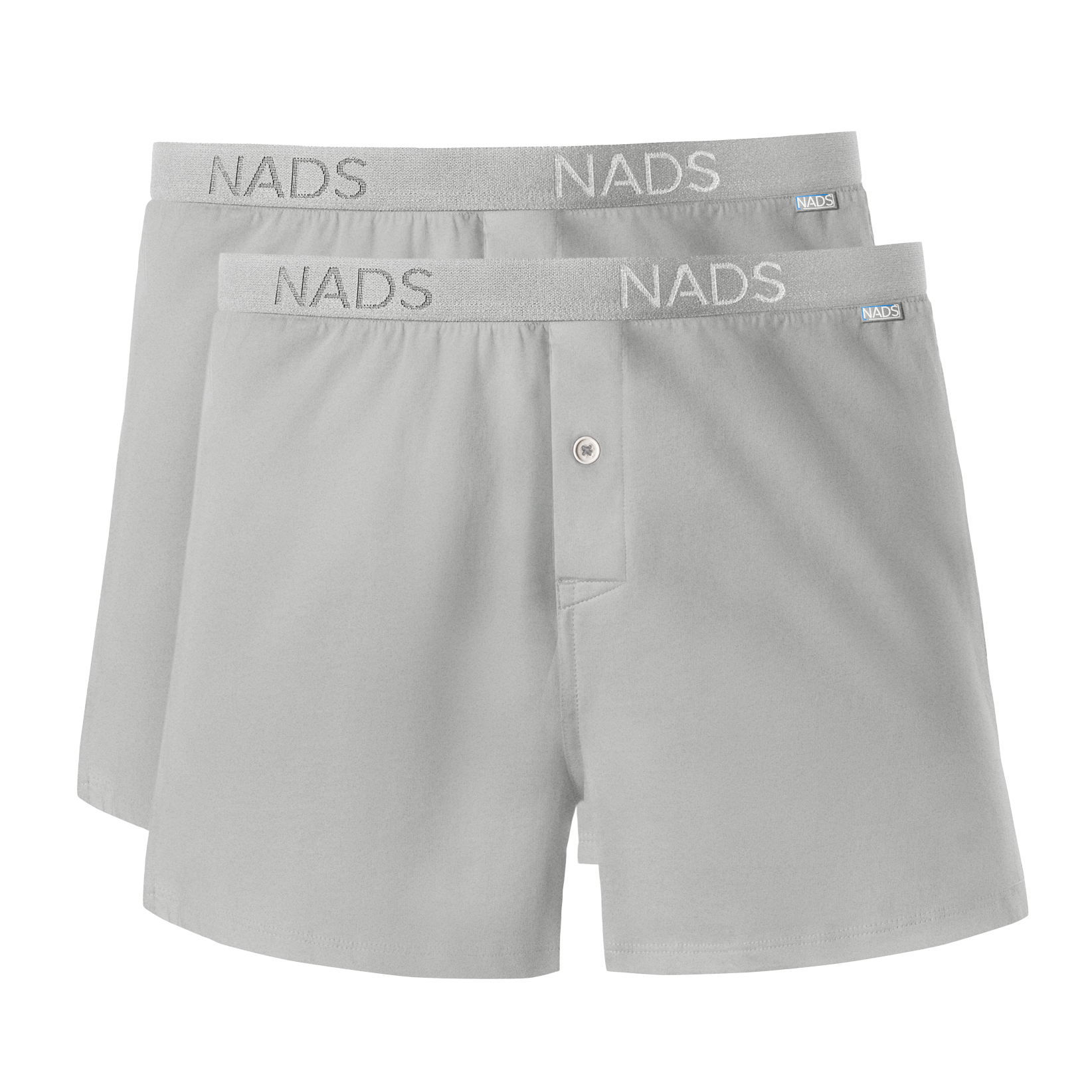 Organic Cotton Boxer 2 Pack: Gray