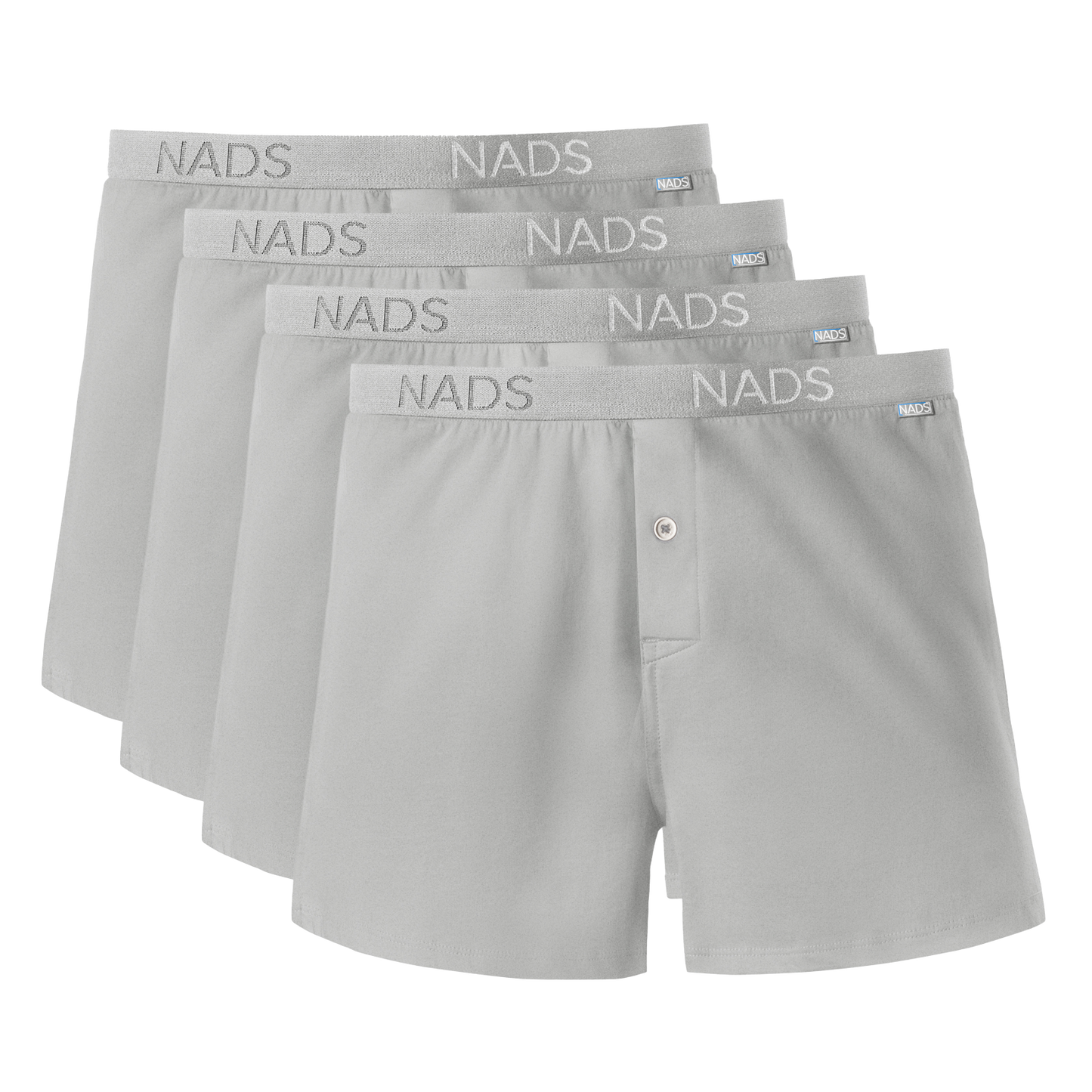 Organic Cotton Boxer 4 Pack: Gray
