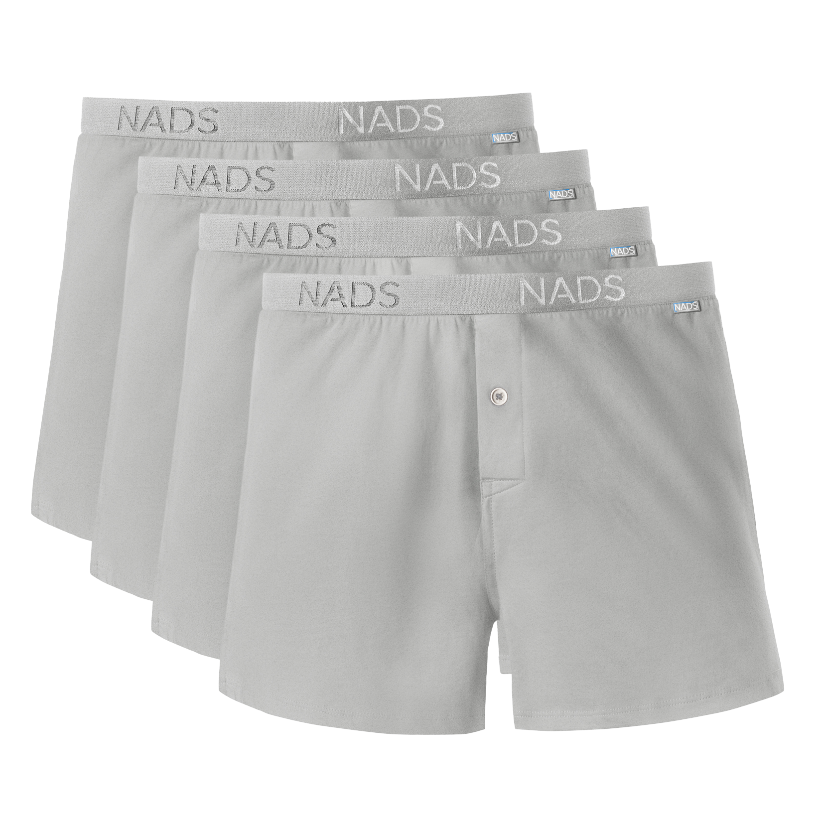 Organic Cotton Boxer 4 Pack: Gray