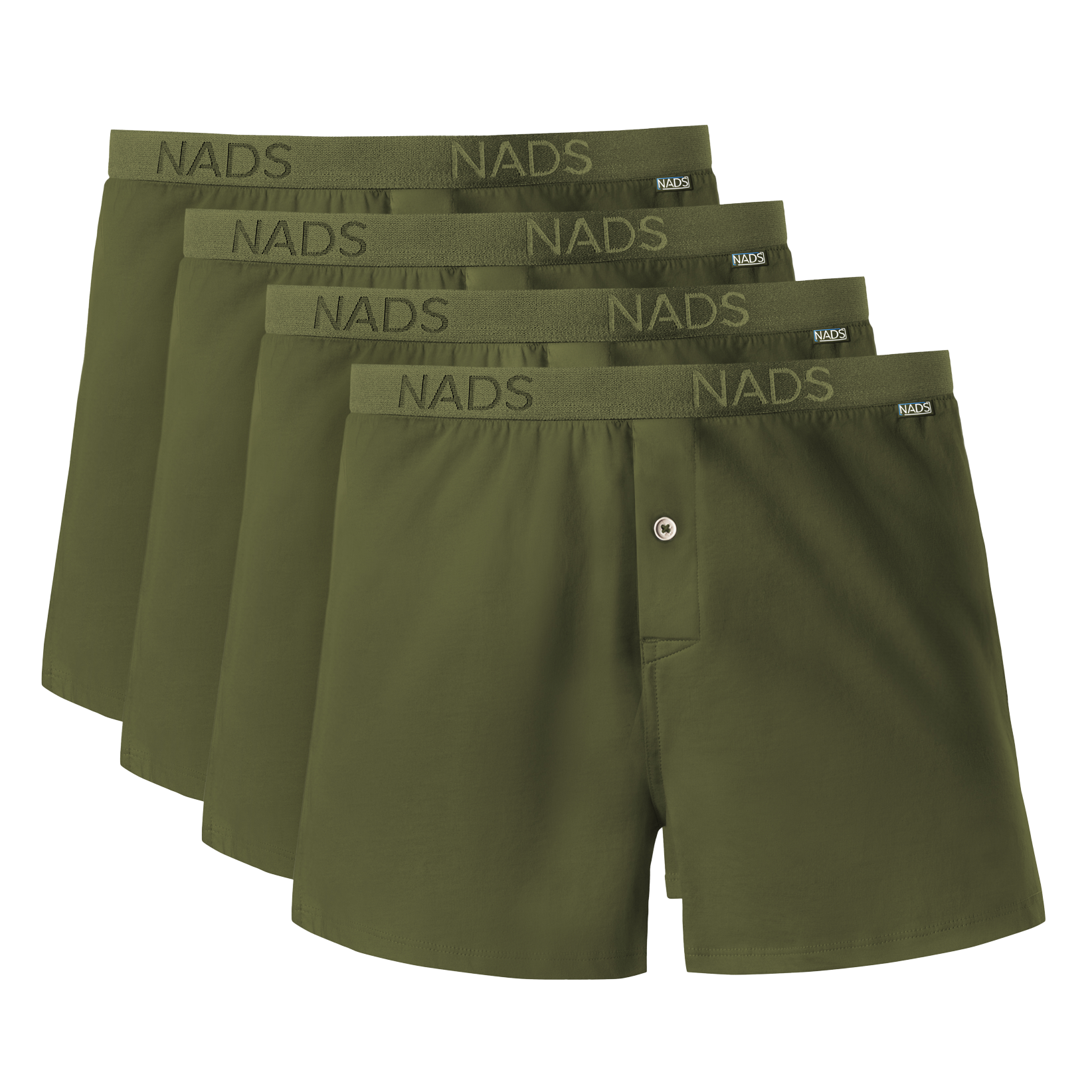 Organic Cotton Boxer 4 Pack: Green
