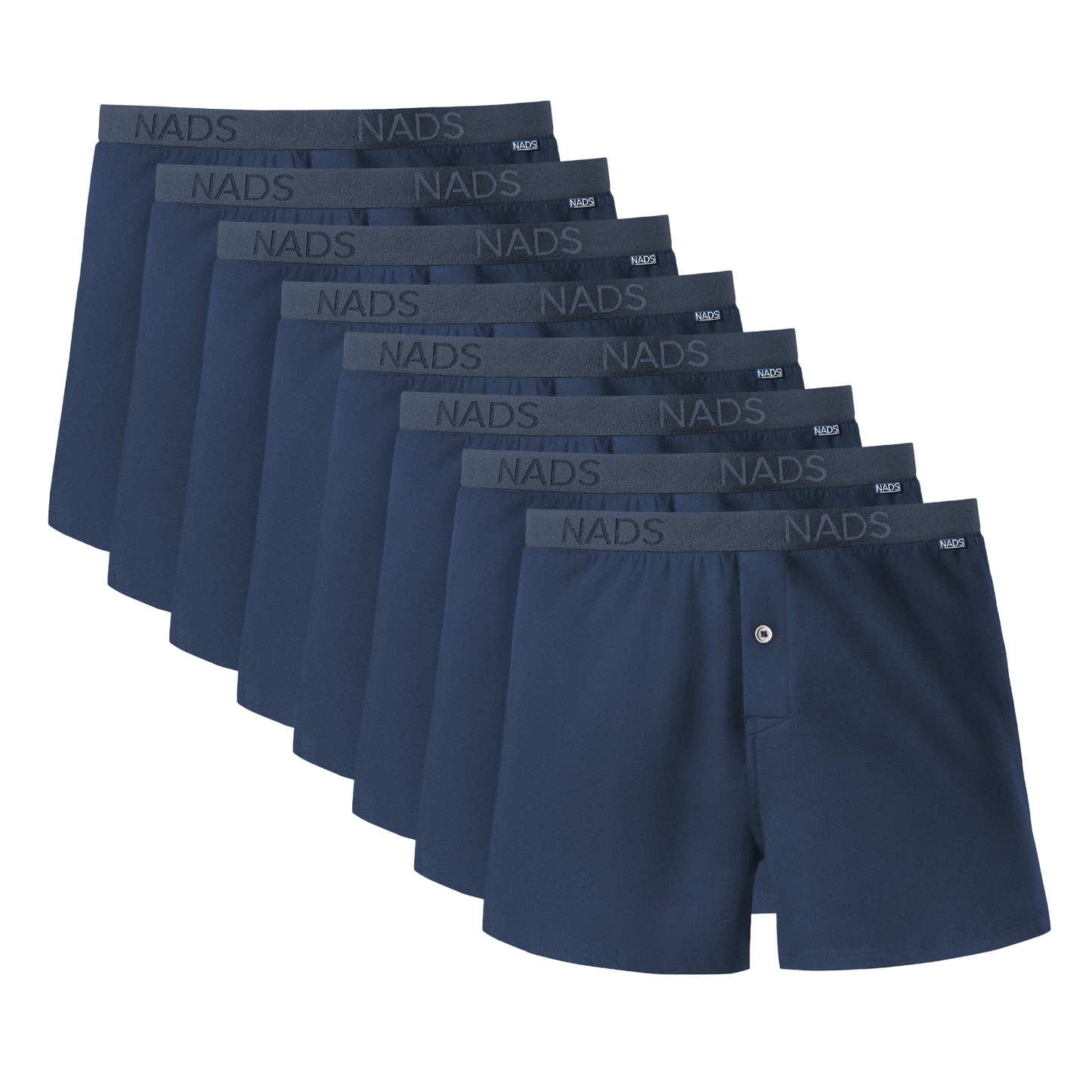 Organic Cotton Boxer 8 Pack: Navy