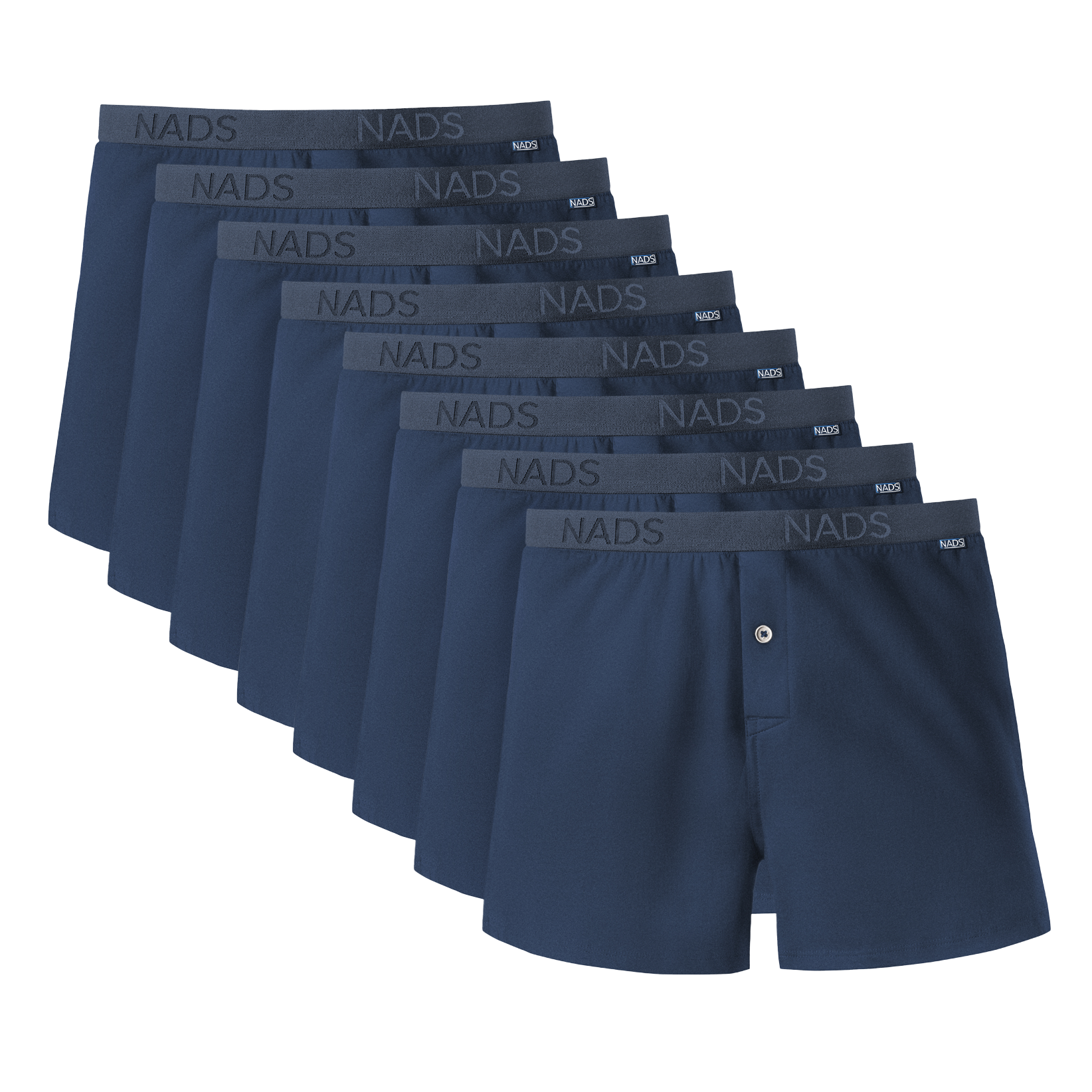 Organic Cotton Boxer 8 Pack: Navy
