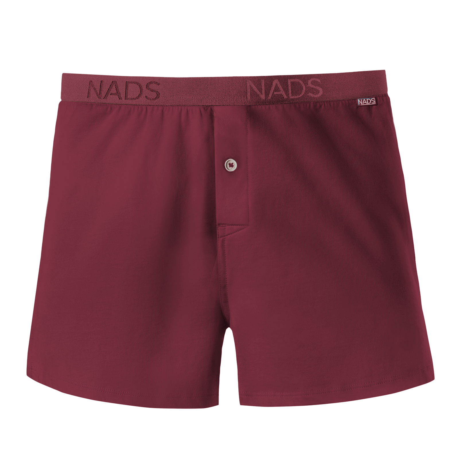 Organic Cotton Boxer Brief: Maroon