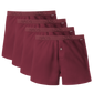 Organic Cotton Boxer 4 Pack: Maroon