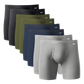 8 pack - 2 Black, 2 Green, 2 Navy and 2 Gray Boxer Briefs
