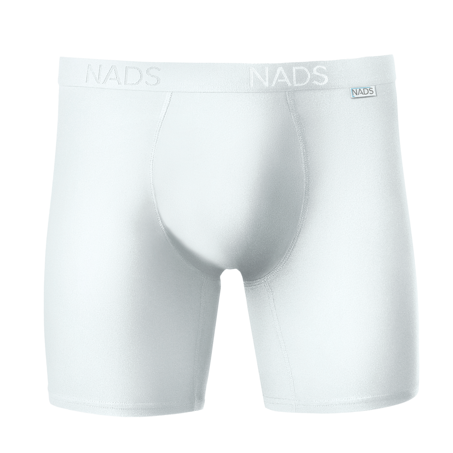 Organic Cotton Compression Boxer Brief: White