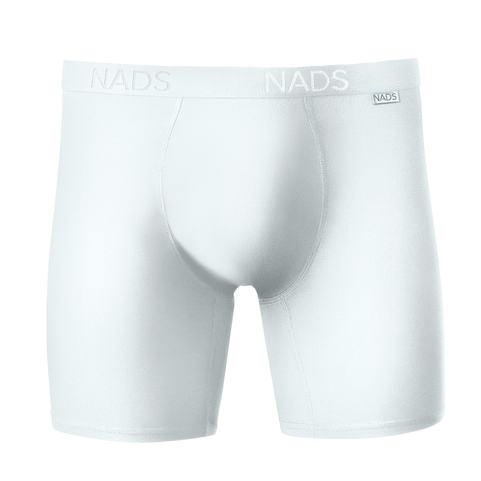 Organic Cotton Compression Boxer Brief: White