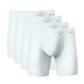 Organic Cotton Compression Boxer Brief 4 Pack: White
