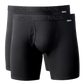 Organic Cotton Boxer Brief 2 Pack: Black