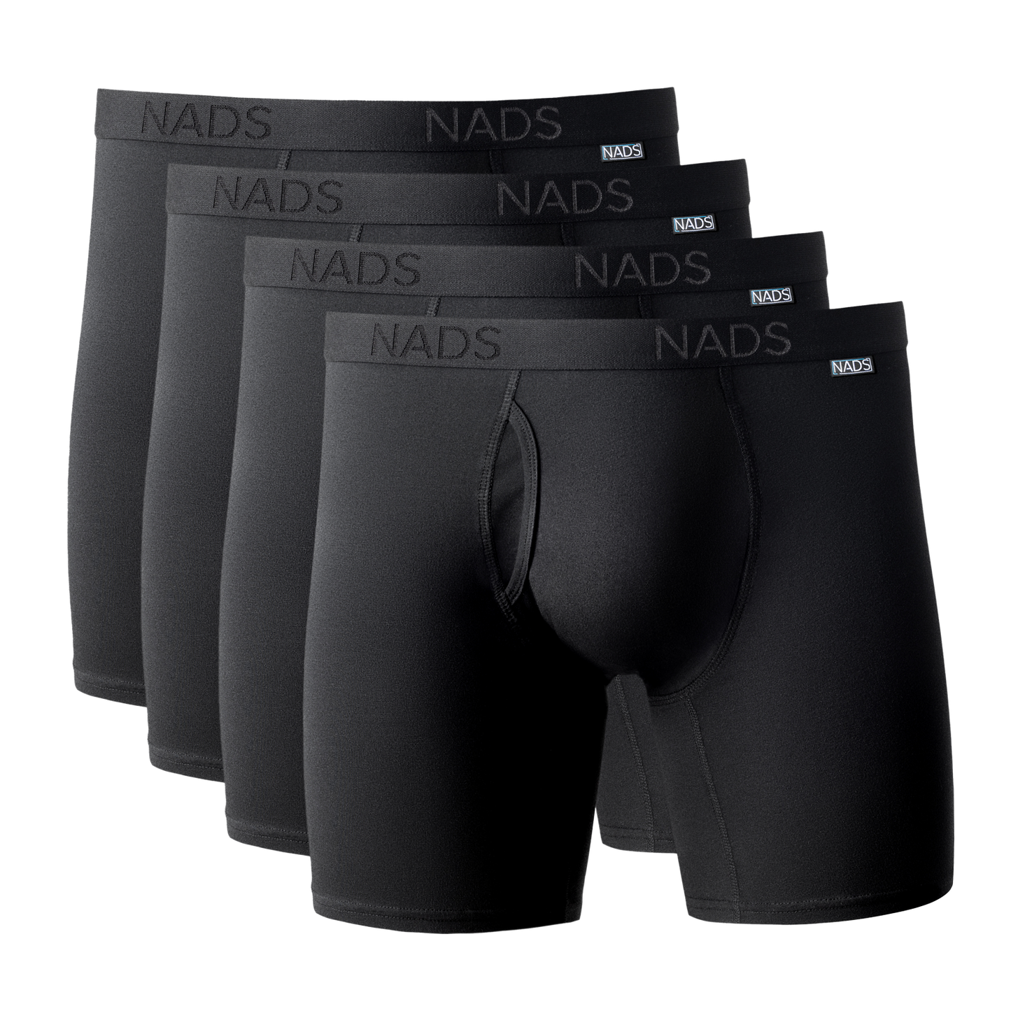 Organic Cotton Boxer Brief 4 Pack: Black