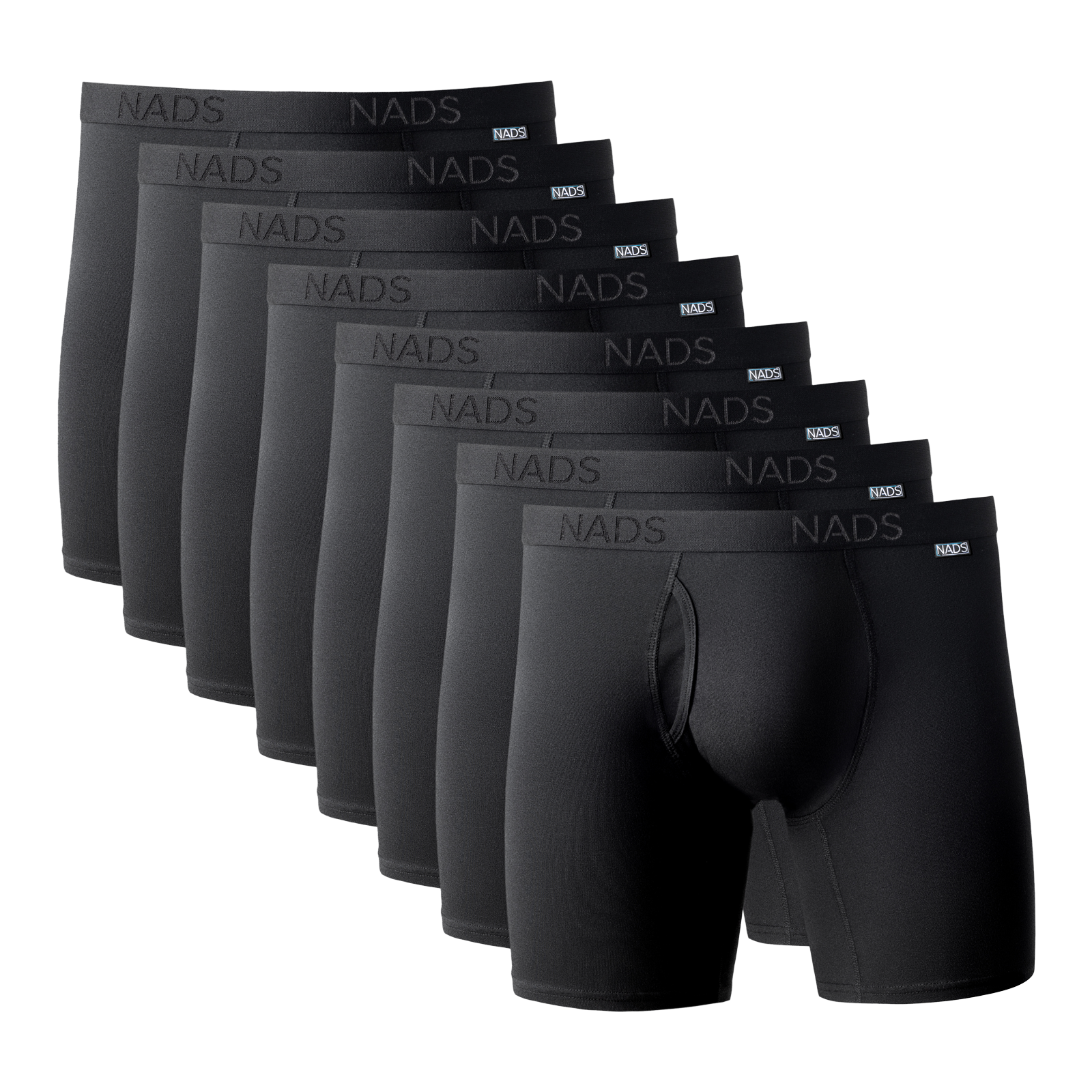 Organic Cotton Boxer Brief 8 Pack: Black