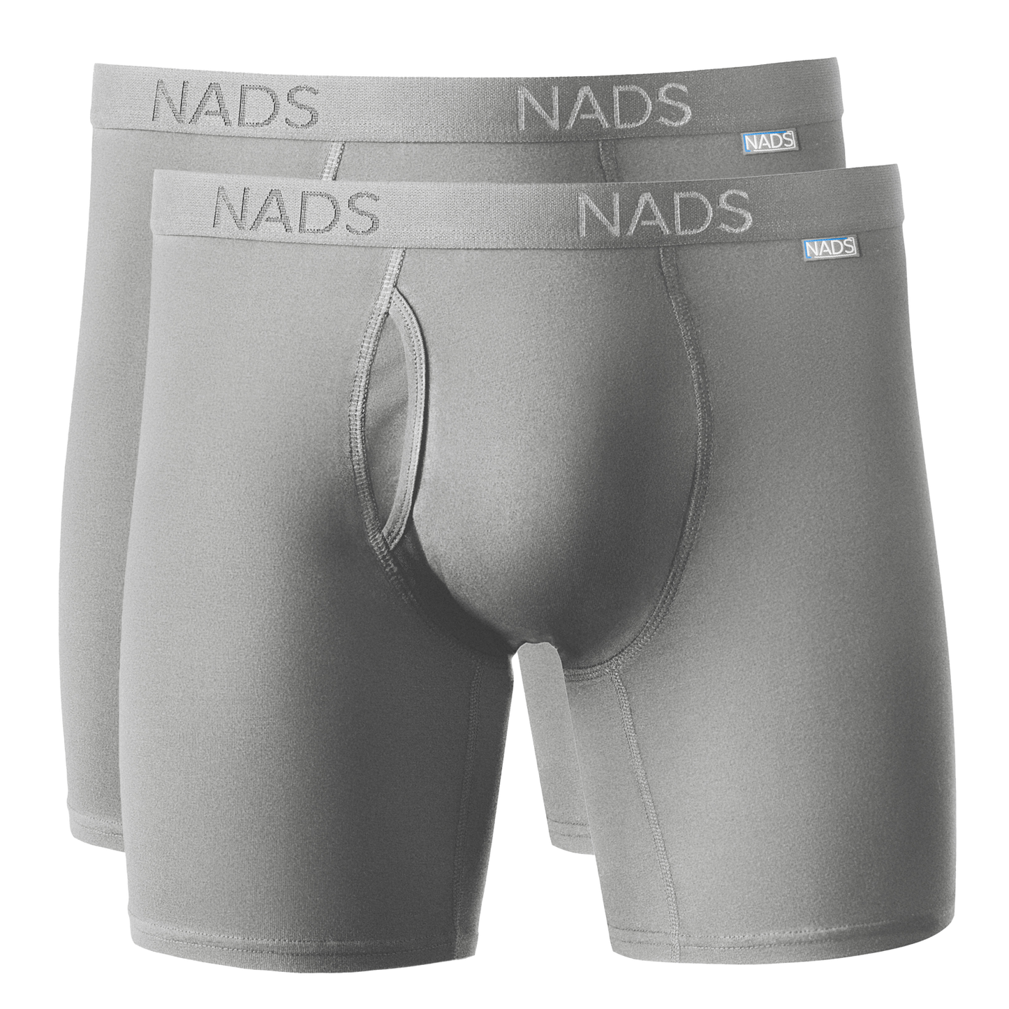 Organic Cotton Boxer Brief 2 Pack: Gray