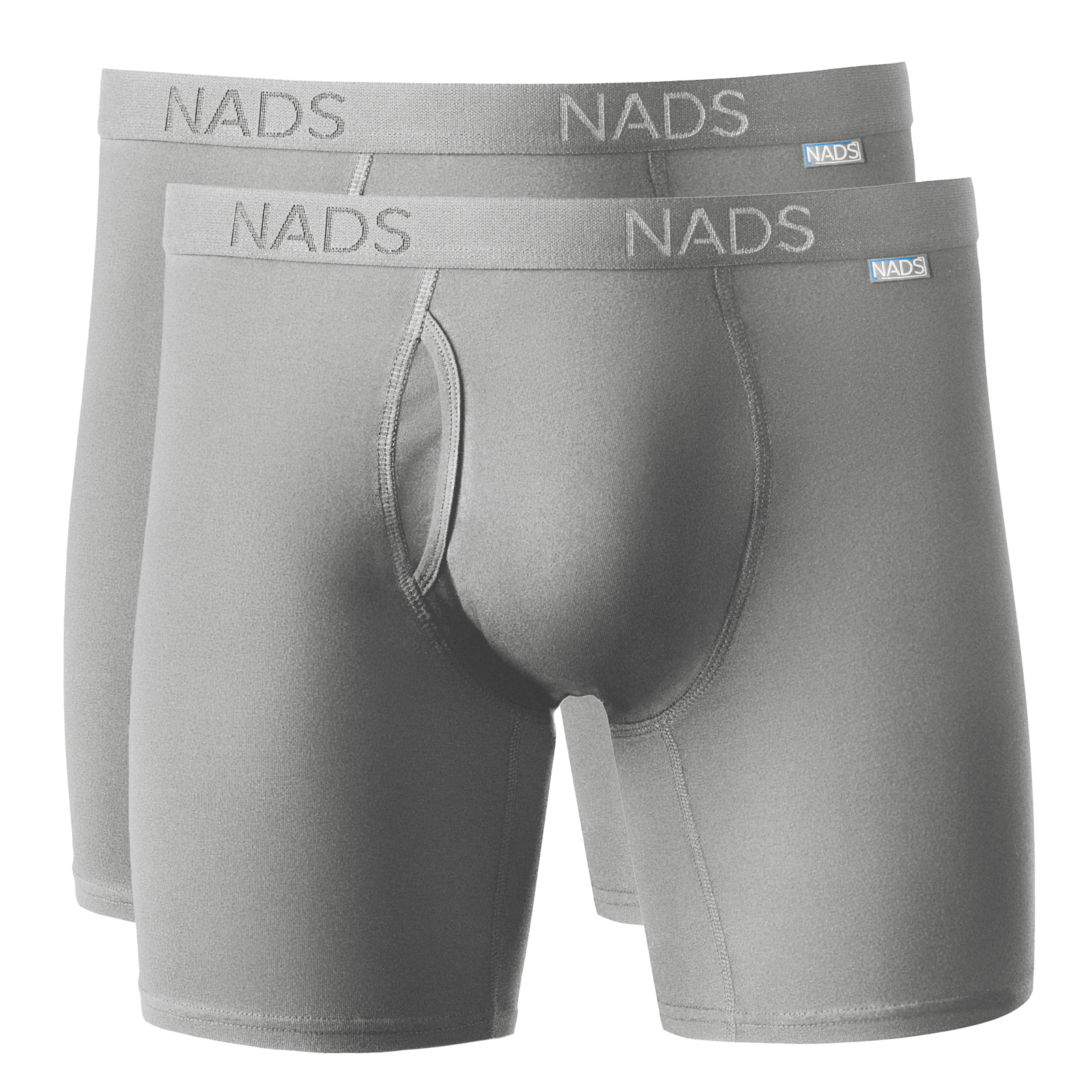 Organic Cotton Boxer Brief 2 Pack: Gray