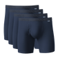 Organic Cotton Boxer Brief 4 Pack: Navy