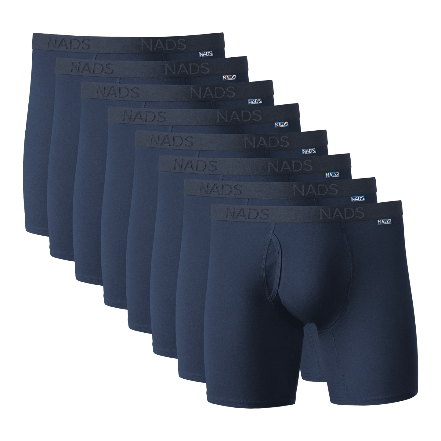 Organic Cotton Boxer Brief 8 Pack: Navy