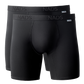 No-Fly Zone Organic Boxer Brief 2 Pack: Black