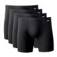 No-Fly Zone Organic Boxer Brief 4 Pack: Black