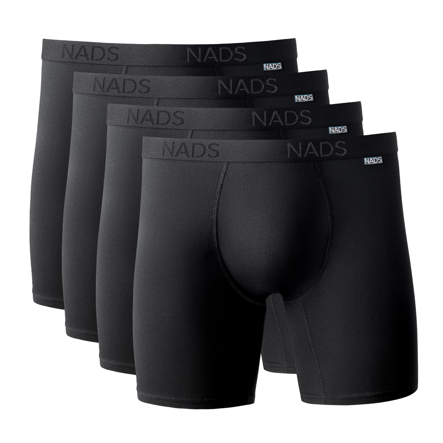 No-Fly Zone Organic Boxer Brief 4 Pack: Black