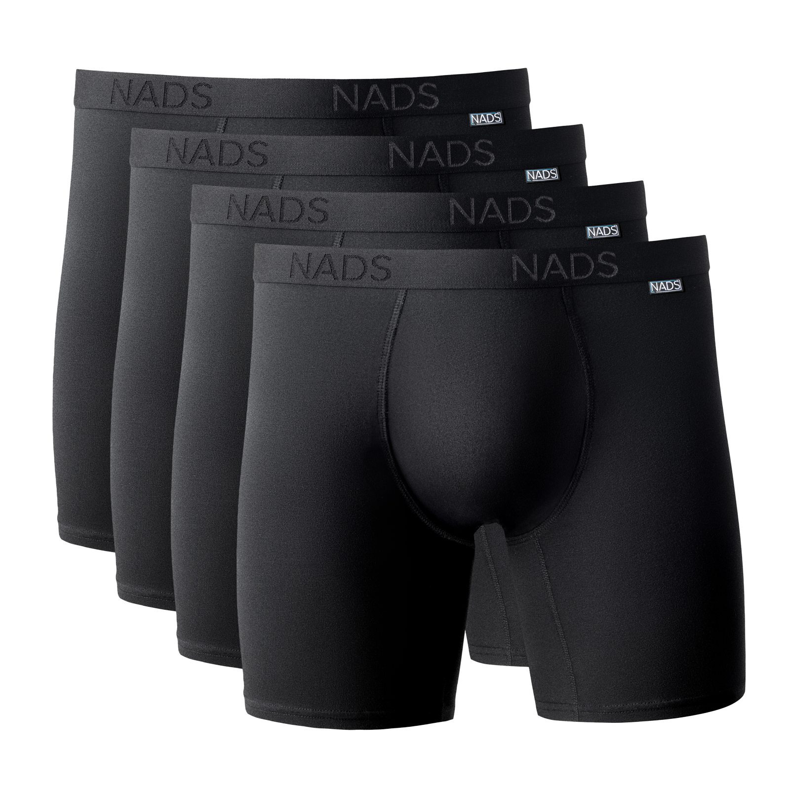 No-Fly Zone Organic Boxer Brief 4 Pack: Black