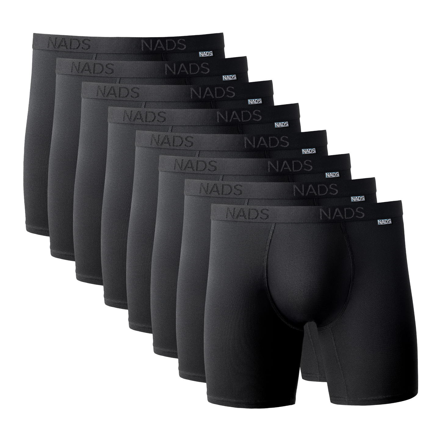 No-Fly Zone Organic Boxer Brief 8 Pack: Black