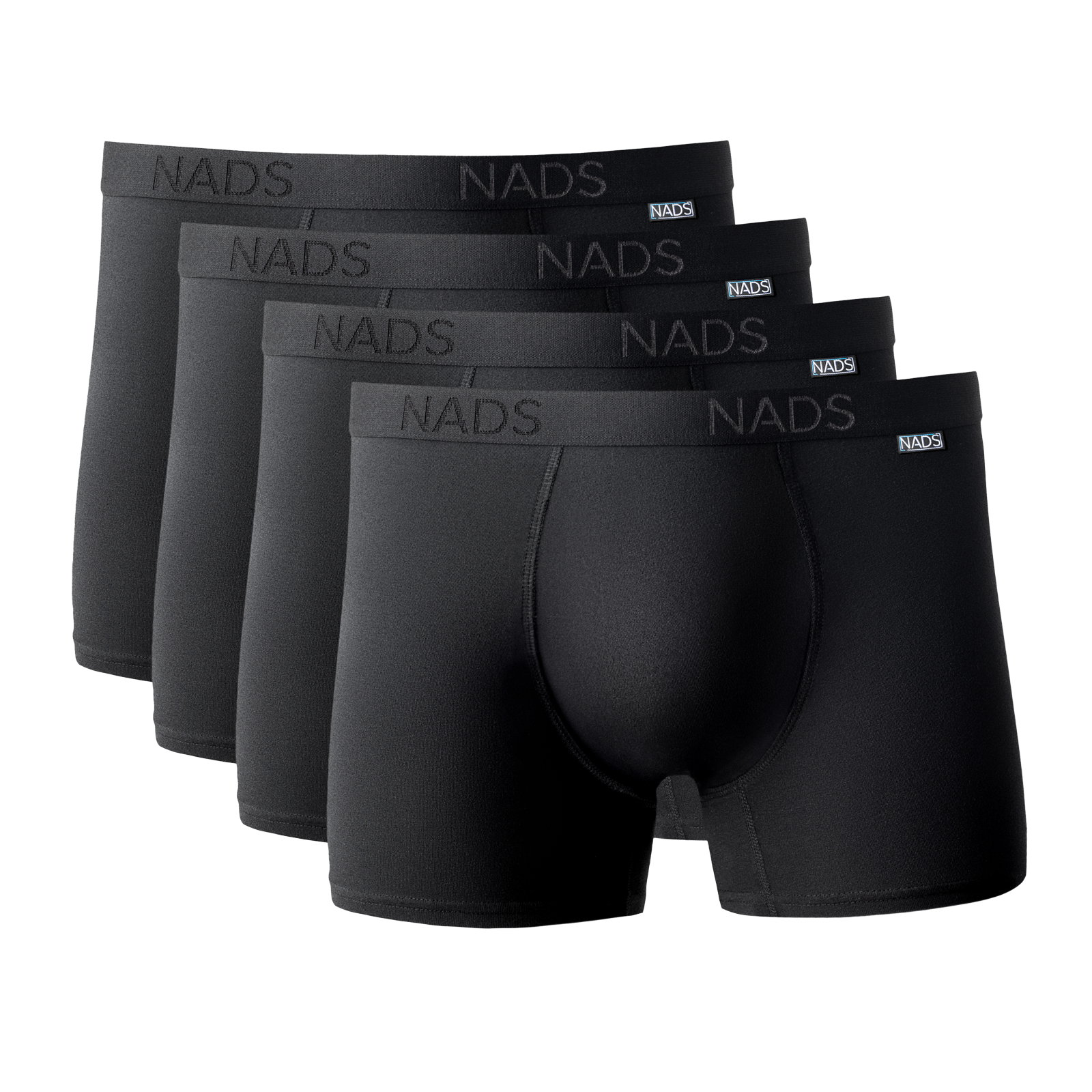 No-Fly Zone Organic Trunk 4 Pack: Black