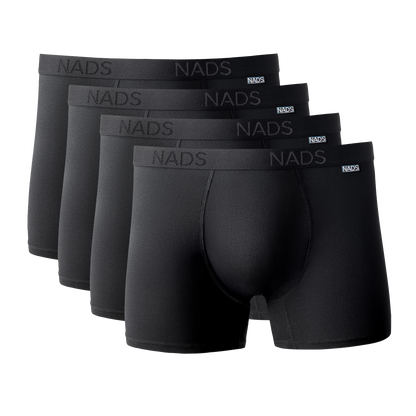 No-Fly Zone Organic Trunk 4 Pack: Black