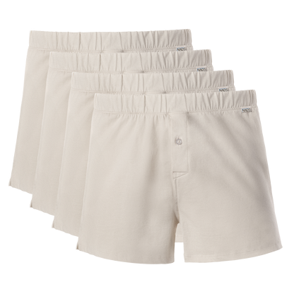 Organic Cotton BALL-NATURAL Boxer 4 Pack