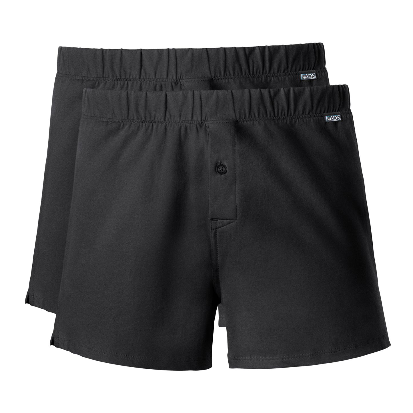 Organic Cotton BALL-NATURAL Boxer 2 Pack: Black