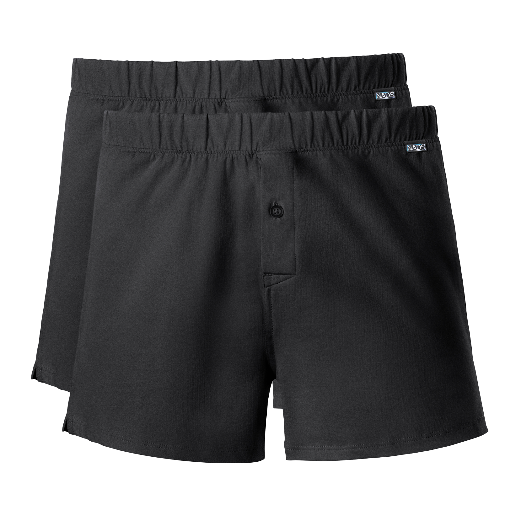 Organic Cotton BALL-NATURAL Boxer 2 Pack: Black