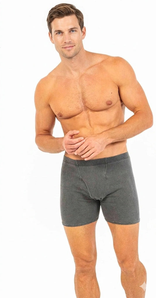 Pack of 5 & 10 Men's Underwear Covered Waistband Boxer Briefs, Multipack